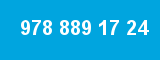 978 889 17 24 978 889 17 24